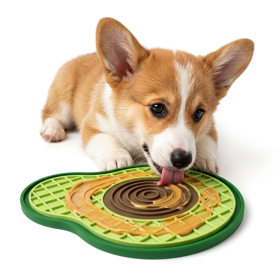 Buttery Avocado™ Lick Mat & Spatula