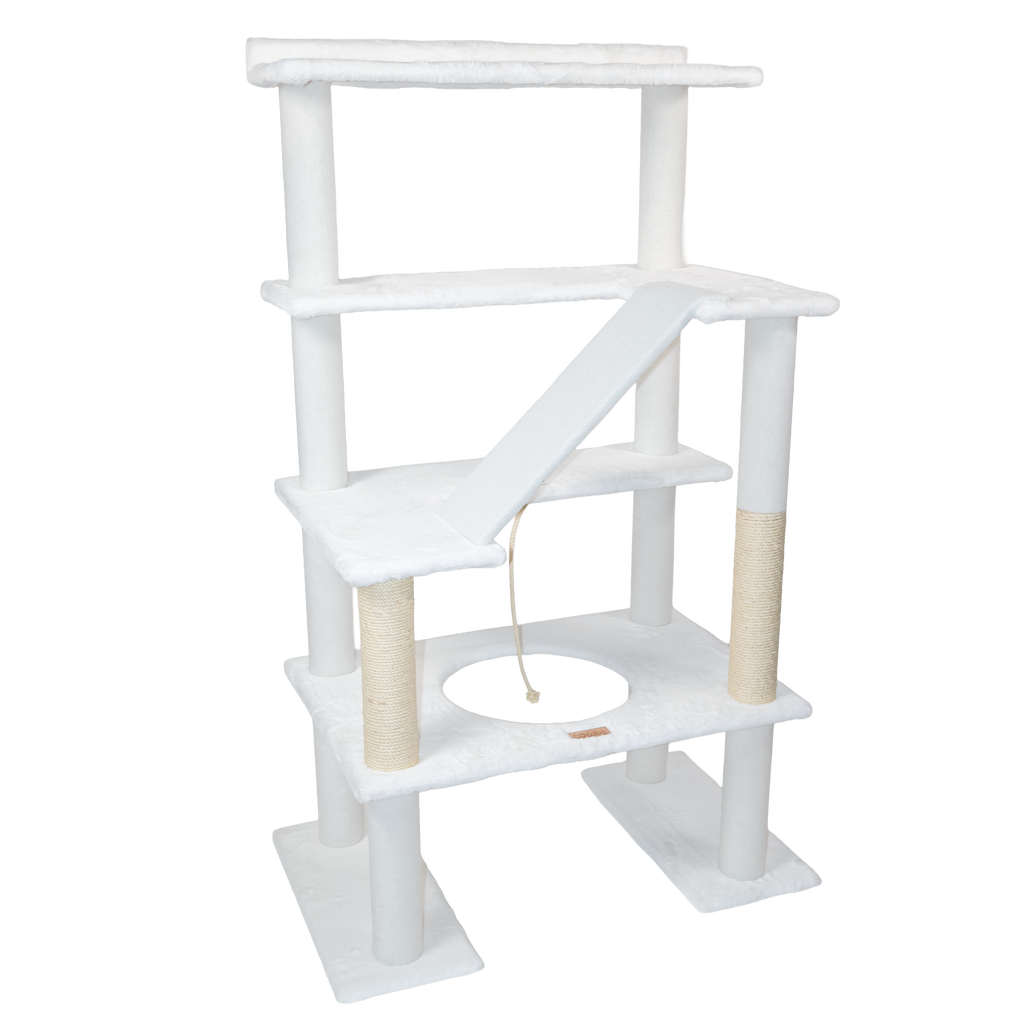 Maine Coon 65" Cat Tower - 5-Level Cat Tree