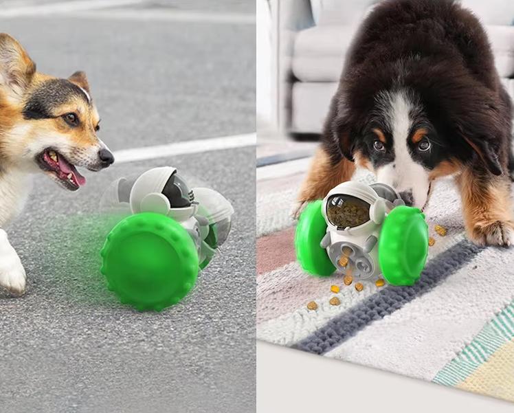 Robot Slow Feeder & Treat Dispenser Toy for Dogs & Cats