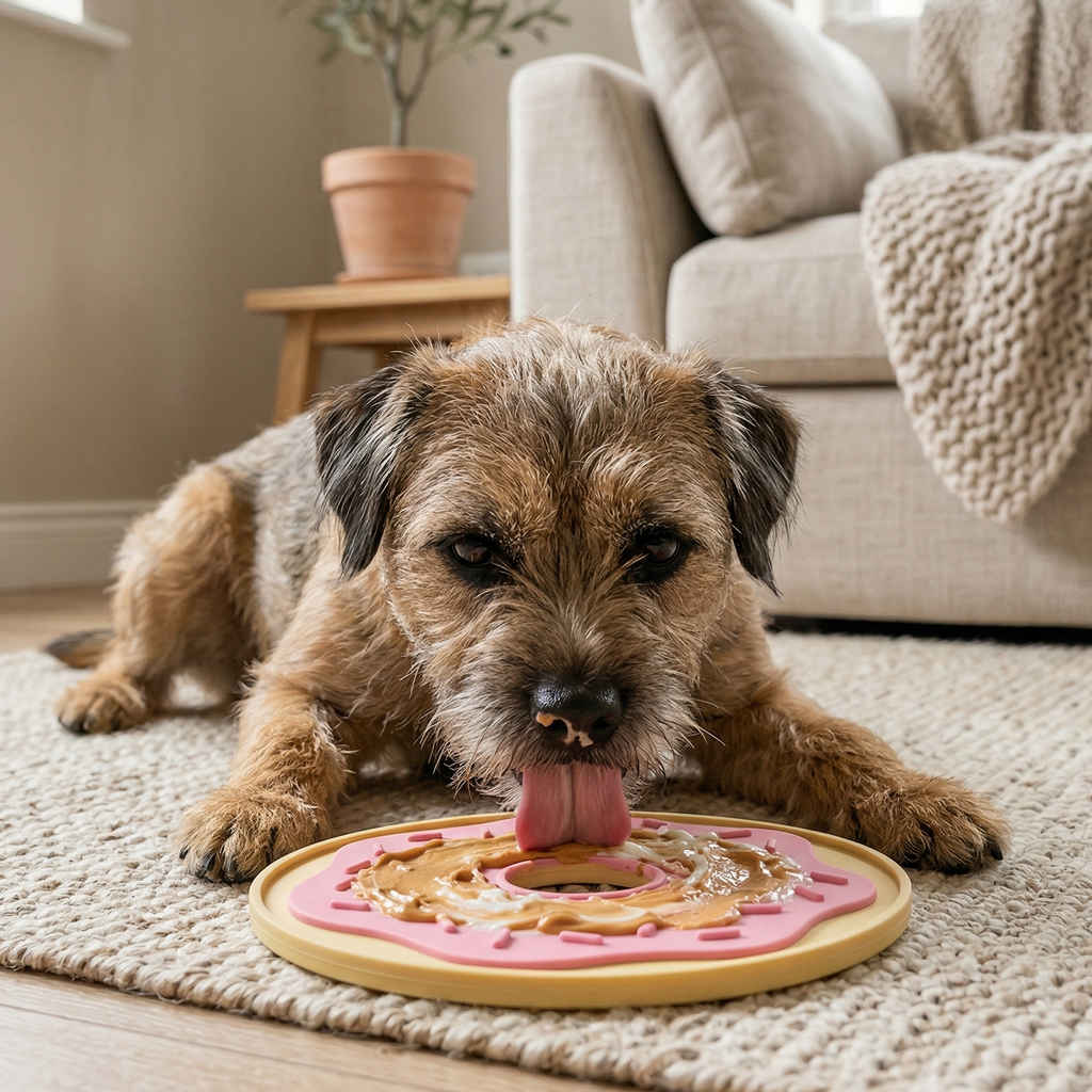 Glazed Donut™ Lick Mat & Spatula