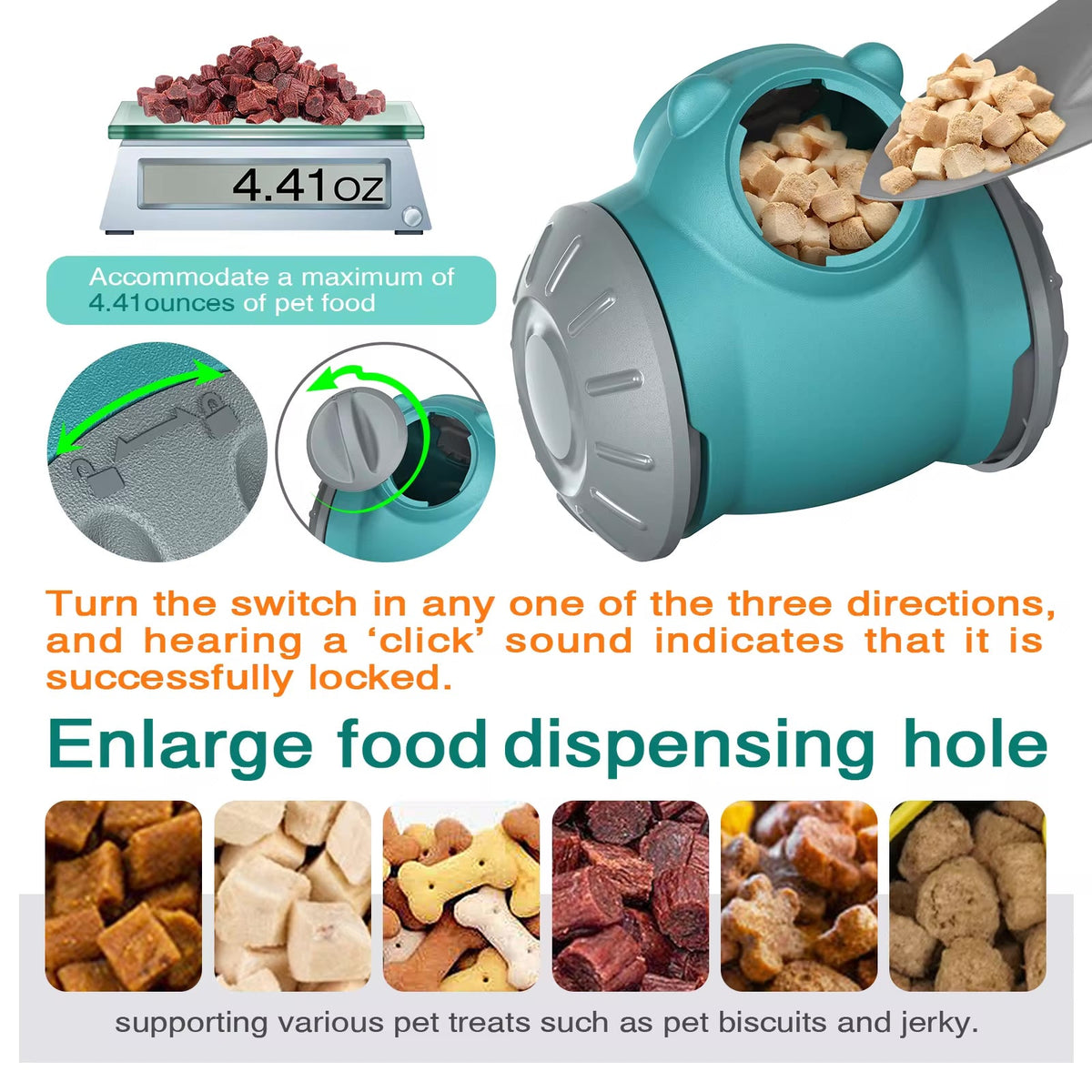 Bear Slow Feeder & Treat Dispensing Toy for Dogs