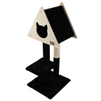 Teepee Hideout - Deluxe 2-Level Cat Tree