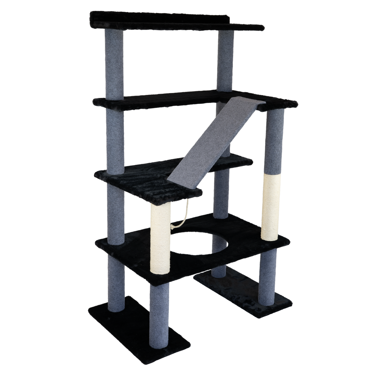 Maine Coon 65" Cat Tower - 5-Level Cat Tree