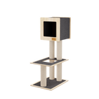 Hut Hideout - 2-Level Deluxe Cat Tree