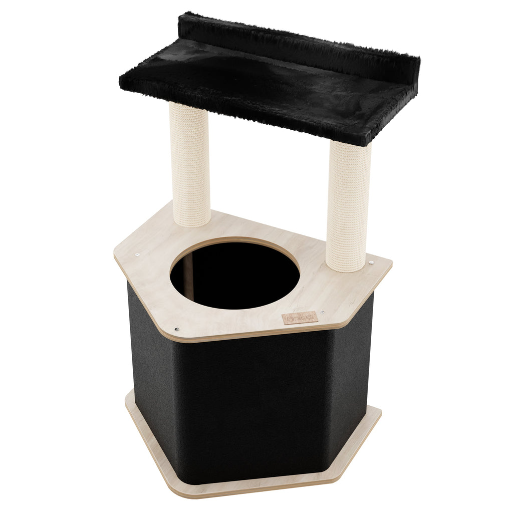 The Lodge Hideout - 2-Level Cat Tree