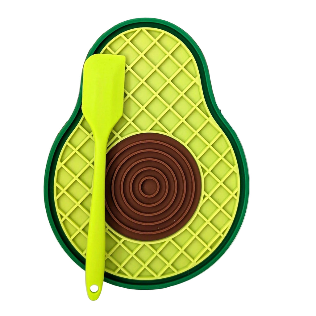 Buttery Avocado™ Lick Mat & Spatula