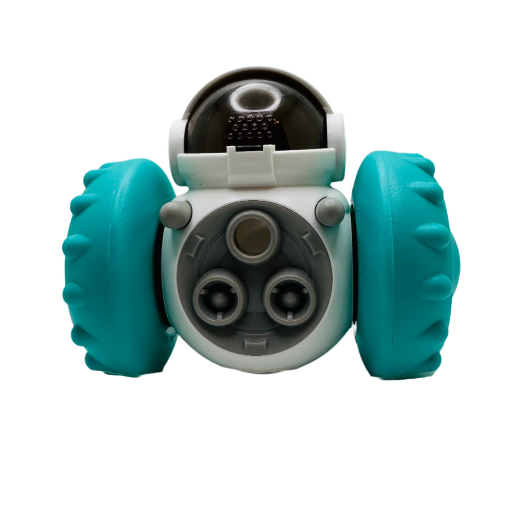 Robot Slow Feeder & Treat Dispenser Toy for Dogs & Cats