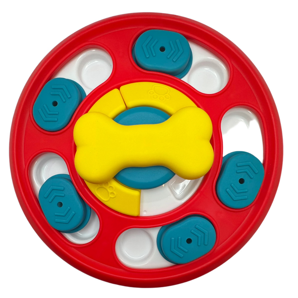 Round Puzzle Feeder for Dogs