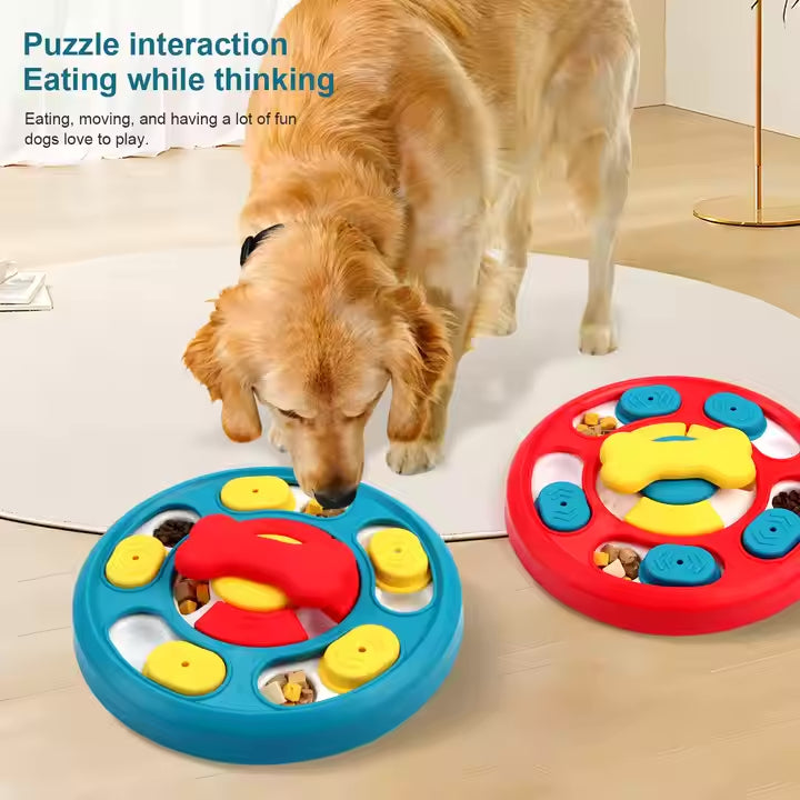 Round Puzzle Feeder for Dogs