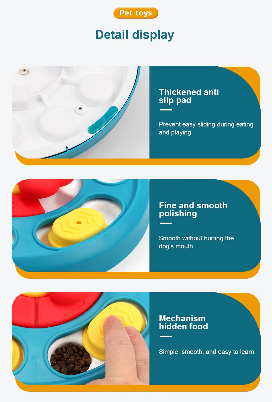 Round Puzzle Feeder for Dogs