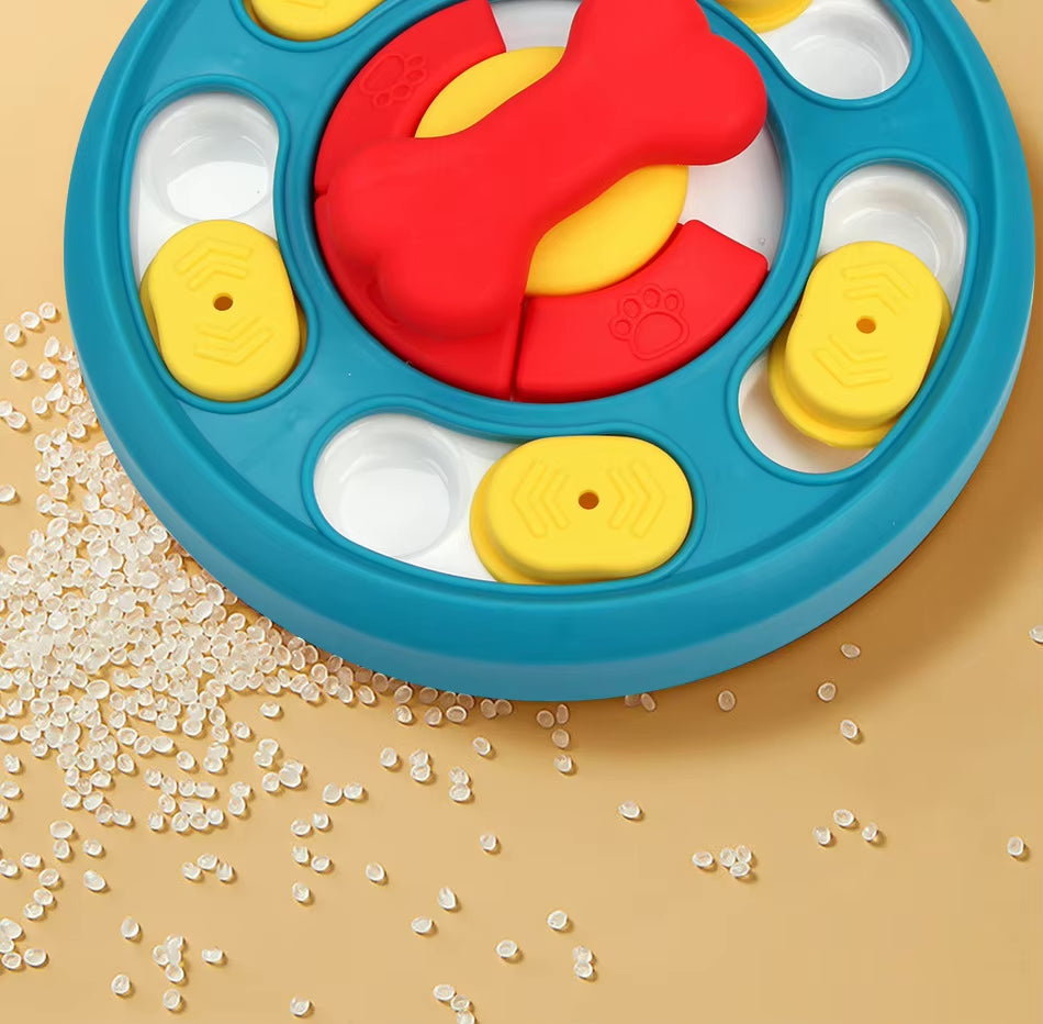 Round Puzzle Feeder for Dogs