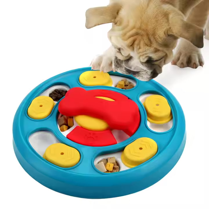 Round Puzzle Feeder for Dogs